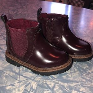 Zara Baby Plum Chelsea Boots